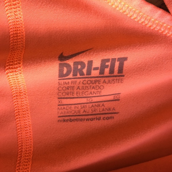 Neon charged orange racerback tank - Picture 4 of 5